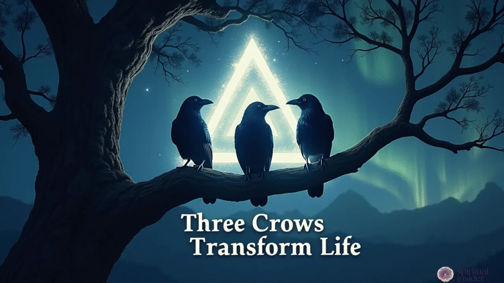 Seeing 3 Crows Spiritual Meaning