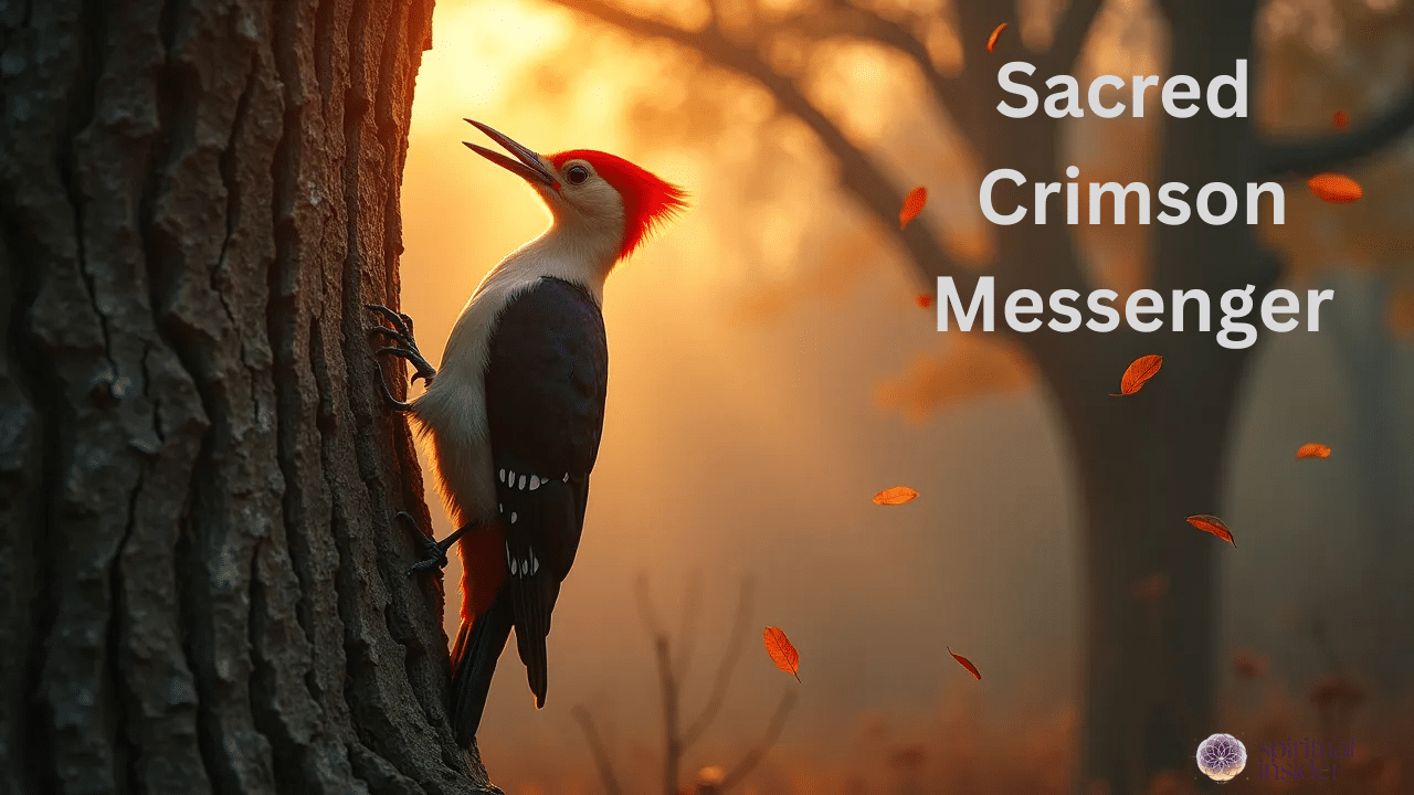 Spiritual Meaning of Seeing a Red-Headed Woodpecker