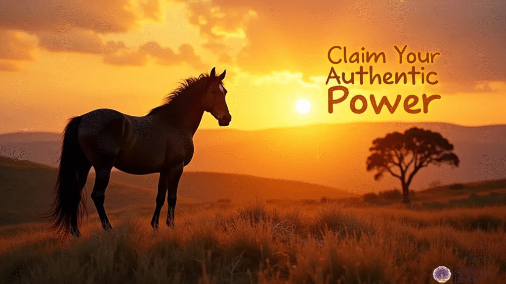The Solitary Black Horse