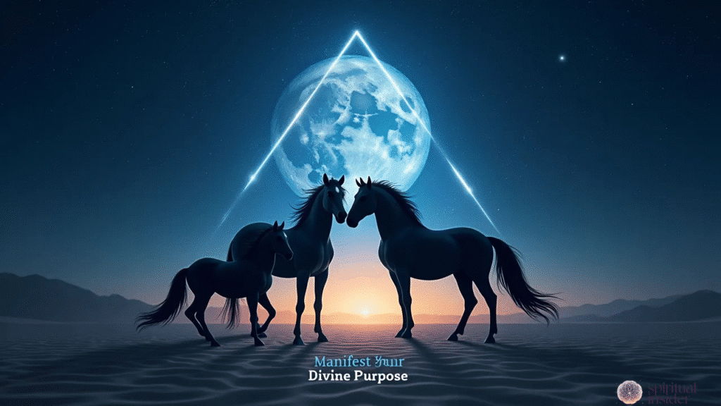 The Trinity of Three Black Horses