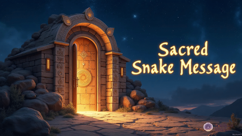Shocking Spiritual Meaning of a Snake at Your Front Door
