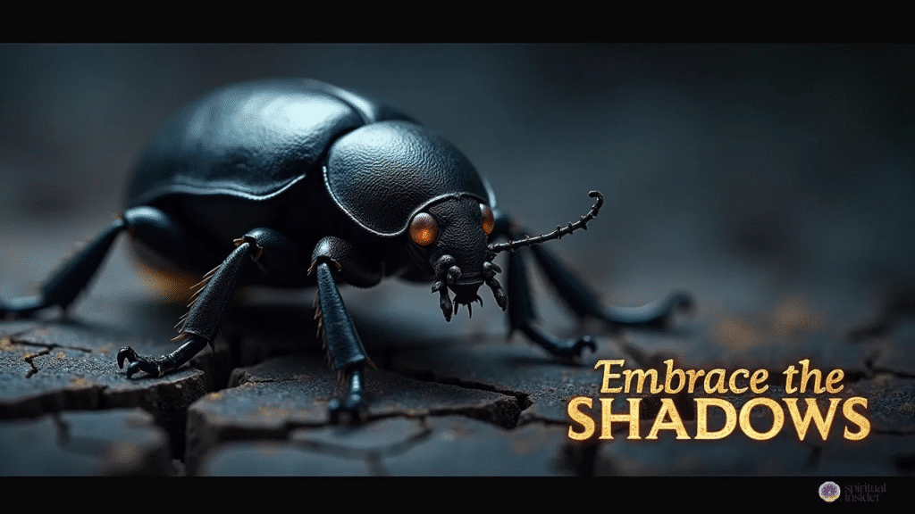 The Enigmatic Black Beetle about Nature's Shadow Teacher