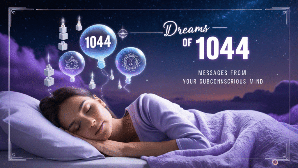 "Dreaming of 1044 Messages from the Subconscious