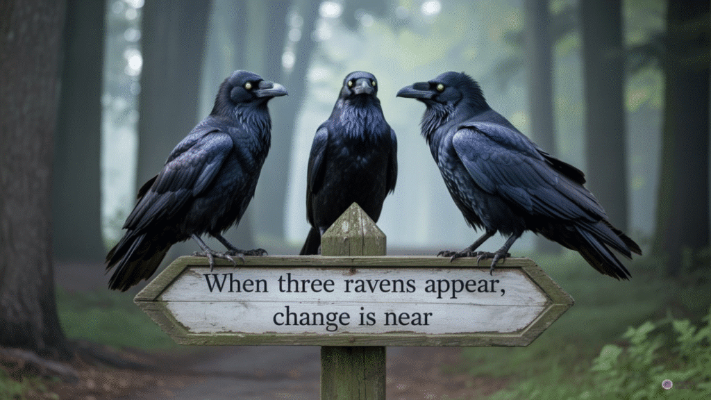Three Ravens and the Crossroads of Change" section):