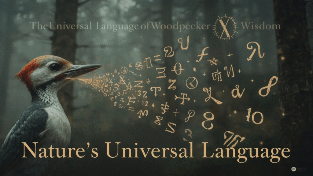 "The Universal Language of Woodpecker Wisdom"
