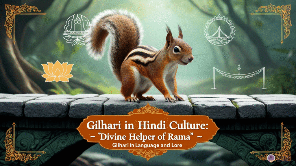 Squirrels in Hindi Culture - गिलहरी (Gilhari) in Language and Lore