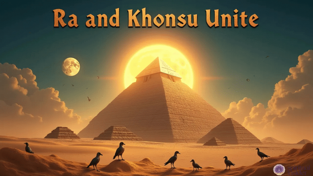 Egyptian Mysteries Ra and Khonsu