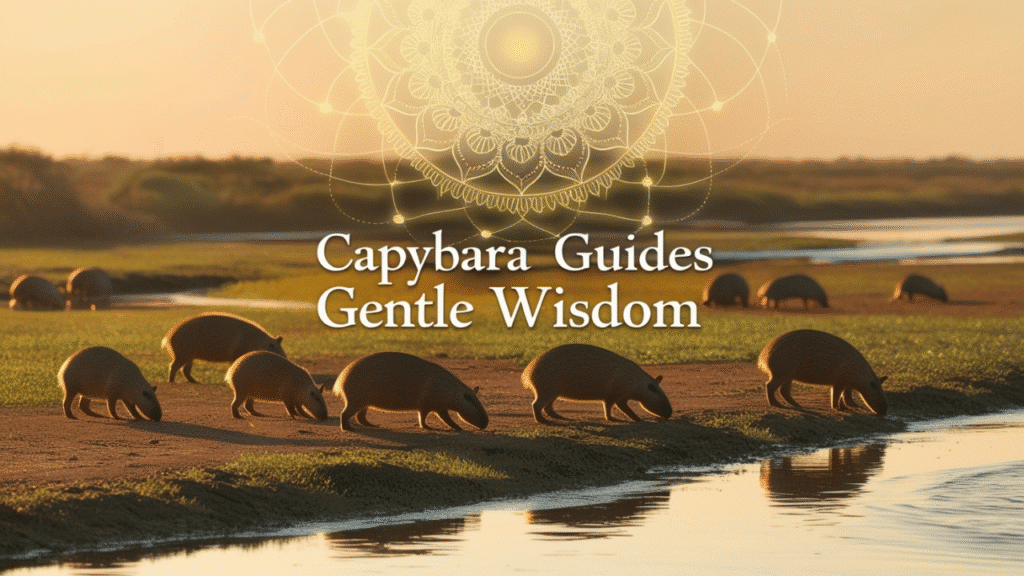 Capybara Spiritual Meanings and Symbolism